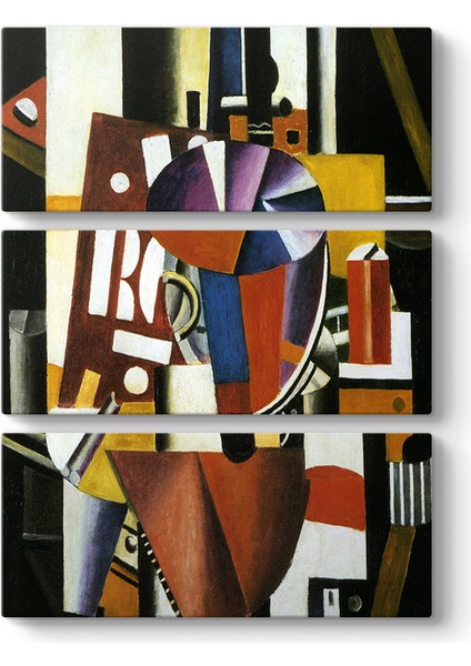 Fernand Leger - The Typographer Tablosu