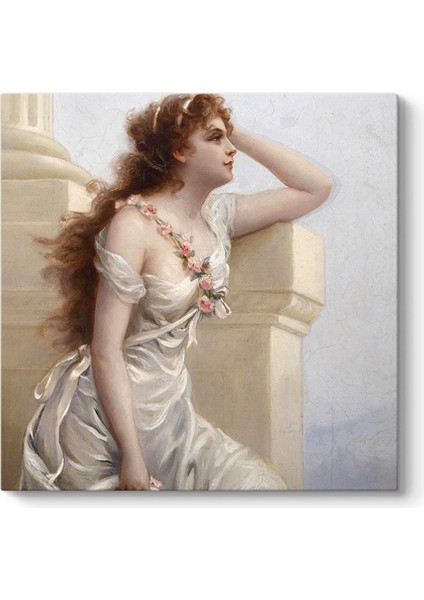 Edouard Bisson - A Young Beauty Tablosu