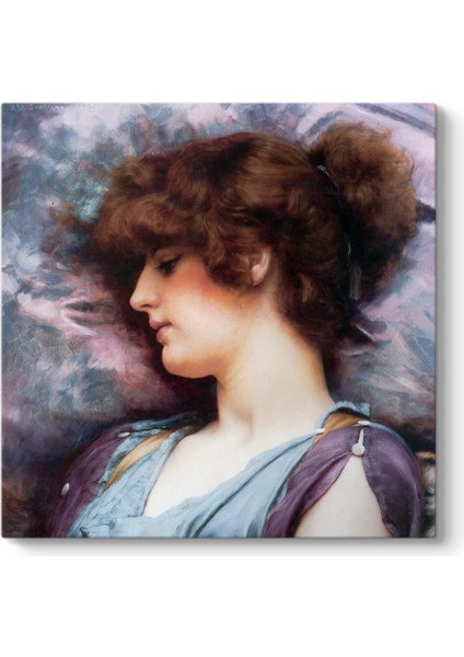 John William Godward - Thoughts Tablosu
