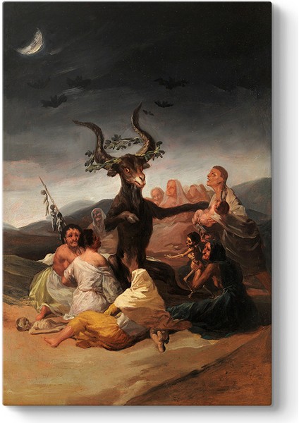 Francisco Goya - Cadıların Şabatı Tablosu