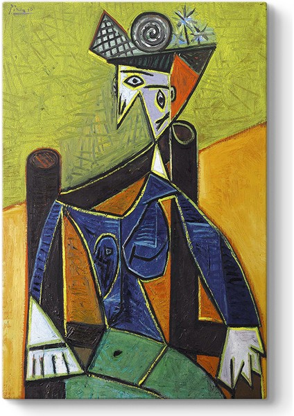 Pablo Picasso - Femme Assise Tablosu