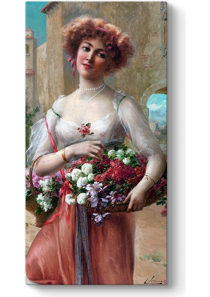 Emile Vernon - Güzel Kadın Tablosu