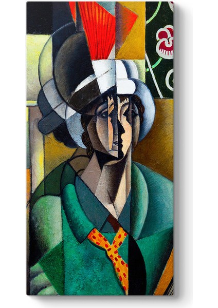 Jean Metzinger - Woman With Fan Tablosu