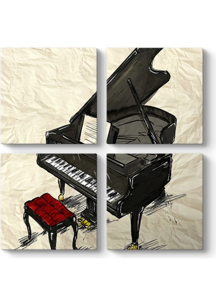 Piano Dekoratif Tablo