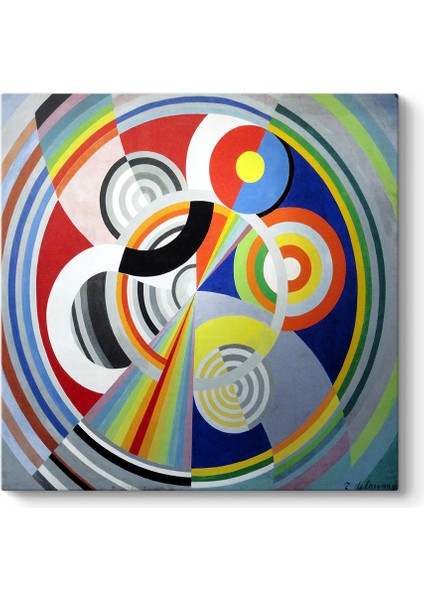 Robert Delaunay - Rythme No:1 Tablosu