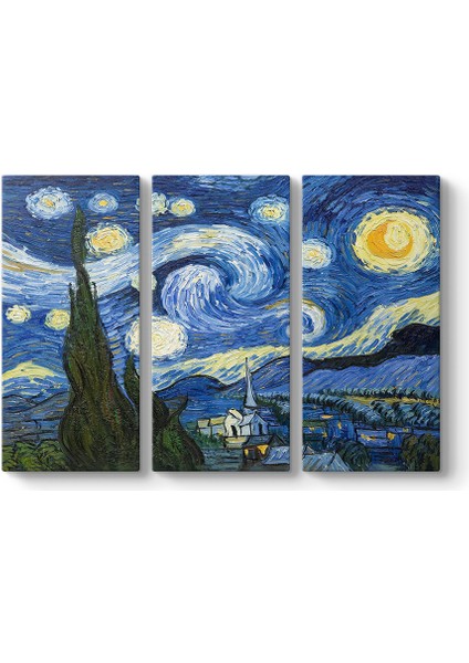 Vincent Van Gogh - Yıldızlı Gece Tablosu