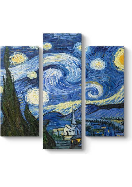 Vincent Van Gogh - Yıldızlı Gece Tablosu