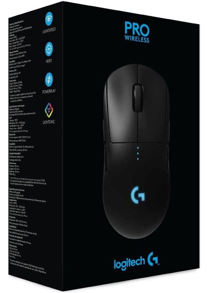 G PRO HERO 25.600 DPI Kablosuz Oyuncu Mouse – Siyah