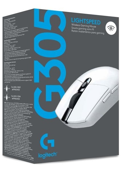 G G305 LIGHTSPEED 12.000 DPI Kablosuz Oyuncu Mouse - Beyaz