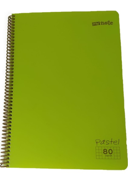 My Note Kareli Defter Pastel Yeşil 80 Yaprak