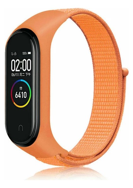 Xiaomi Mi Band 3 4 5 6 Hasır Kumaş Örgü Spor Kordon Kayış