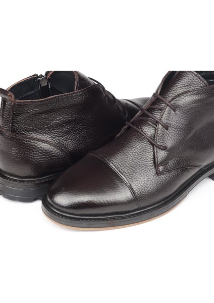 Birmingham Deri Bağcıklı Fermuarlı Kaydırmaz Taban Günlük Bot modelleri