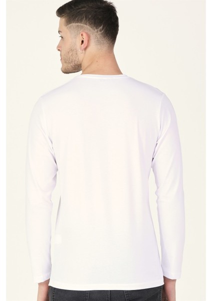 T8587 Dewberry V Yaka Erkek Sweatshirt-Beyaz fiyatları