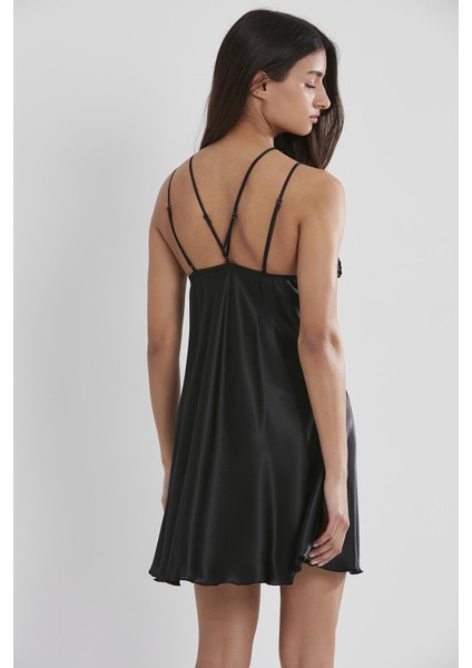 Saten Dantelli Gecelik - 640 fırsatları