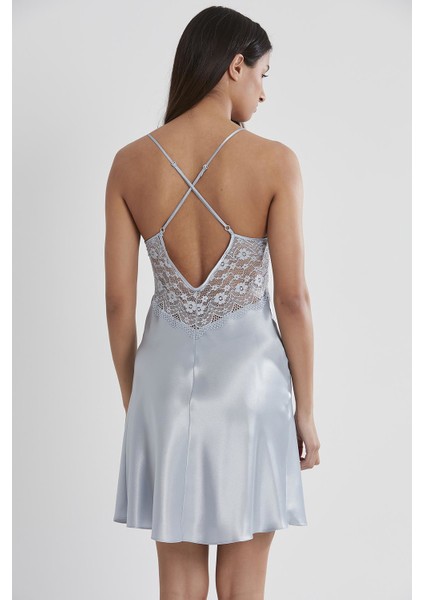 Saten Dantelli Gecelik - 605 fırsatları