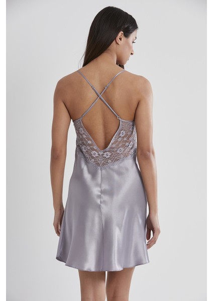 Saten Dantelli Gecelik - 605 fırsatları