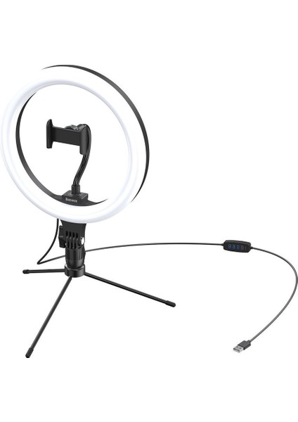 Halka Işıklı 10'' Tripod