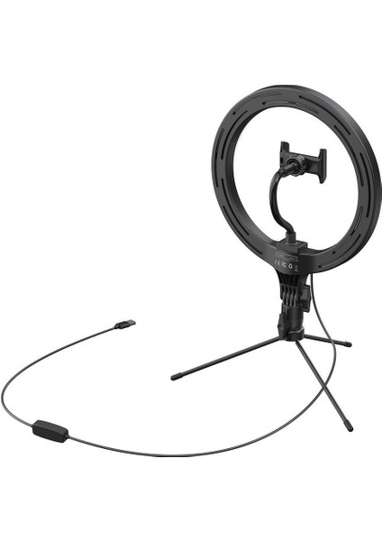 Halka Işıklı 10'' Tripod