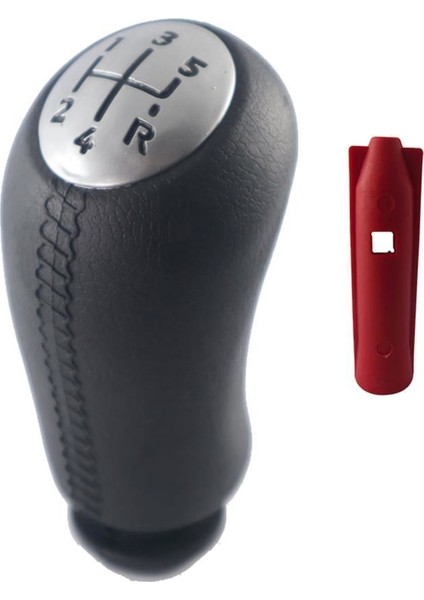 Daci Logan Vites Topuzu Deri Desenli Plastik 5 Ileri Vites