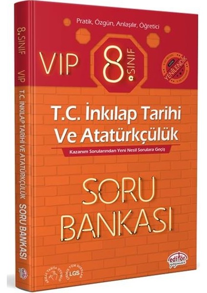 Vıp T.C. İnkılap Tarihi ve Atatürkçülük Soru Bankası