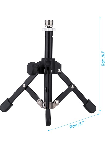 Ms-12 Mini Katlanabilir Masaüstü Masaüstü Tripod Mikrofon (Yurt Dışından)