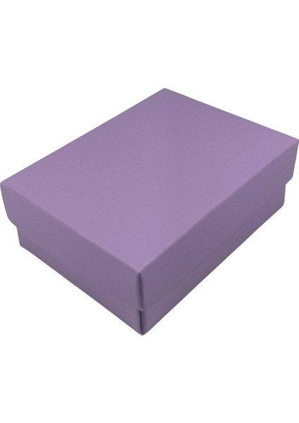 Lila Karton Kolye&Bileklik&Set Kutusu (Süngerli) 24 Adet