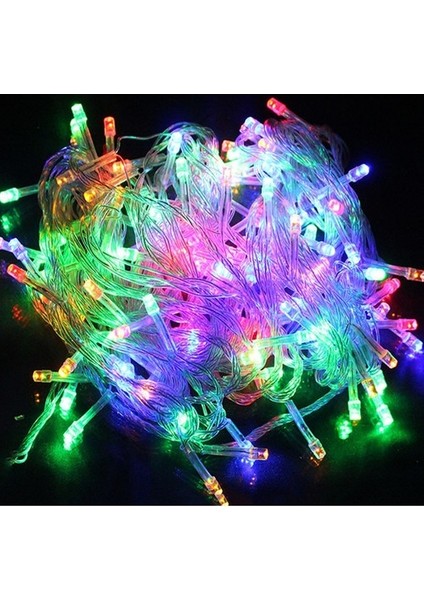 Iç Mekan LED Aydınlatma Rgb Animasyonlu Şeffaf Kablo 10M Ip Yılbaşı Süs