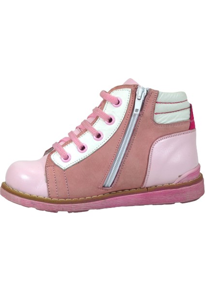 Deri Pembe Kız Çocuk Bot 26-30 modelleri