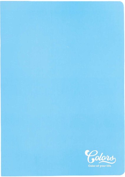 Colors A5 Karton Kapaklı Dolmakalem Uyumlu Çizgili Defter 40 Yaprak Mavi