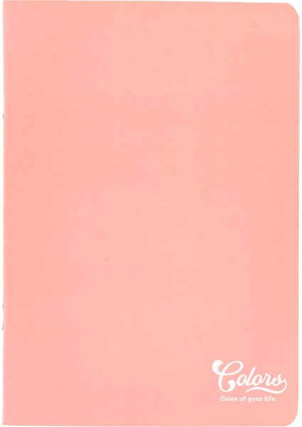 Colors A5 Karton Kapaklı Dolmakalem Uyumlu Kareli Defter 40 Yaprak Pembe