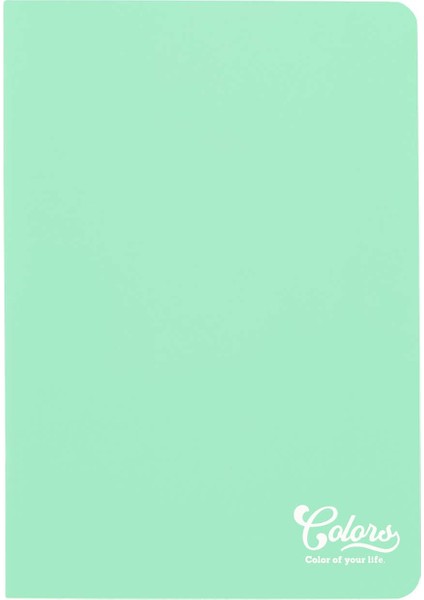 Colors A5 Karton Kapaklı Dolmakalem Uyumlu Çizgili Defter 40 Yaprak Yeşil