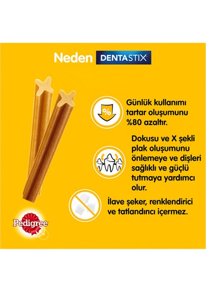 Dentastix Büyük Irk Şerit Köpek Ödül Maması 270 gr (6 Adet) fiyatları