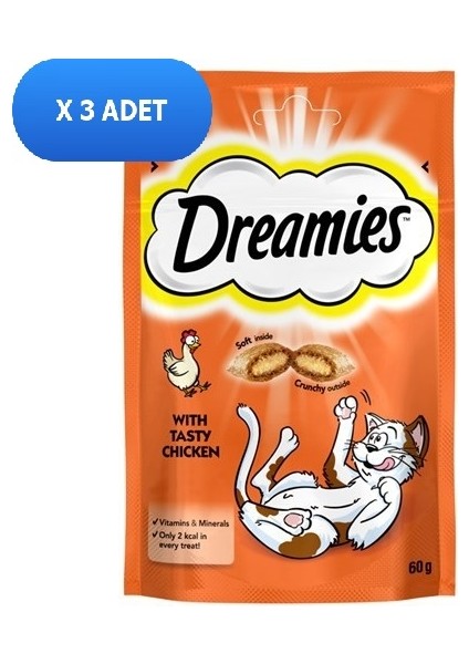 Tavuklu Kedi Ödülü 60 gr (3 Adet)