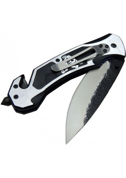 T40 Kamp Outdoor Çakı 23 cm - Kaplan Figürlü Metal Saplı, Ip Kesmeli fiyatları