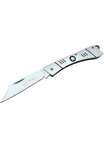 HJ-D13 Kamp Çakı 13,5 cm - Metal Saplı, Manuel