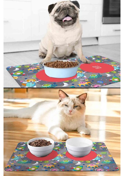 Space Köpek Kedi ve Köpek Mama Mati 50X35CM fiyatları