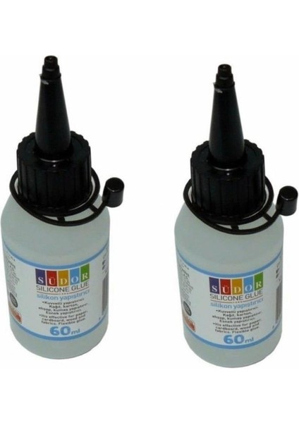 Sıvı Silikon 60 ml 2 Adet Sıvı Silikon Yapıştırıcı 2 Adet
