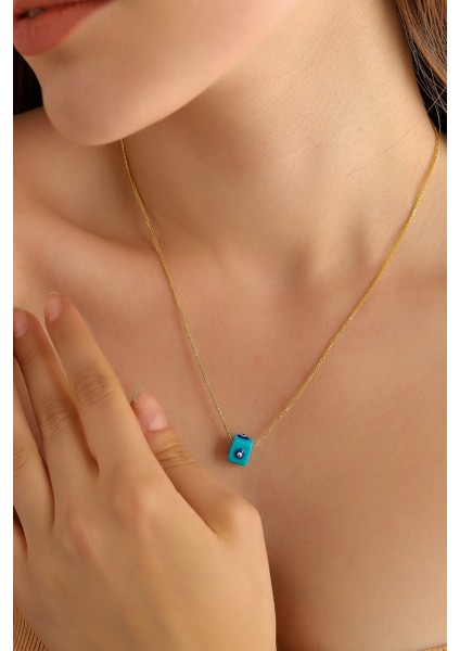 14 Ayar Altın Zarif Küp Zincir Kolye fırsatları