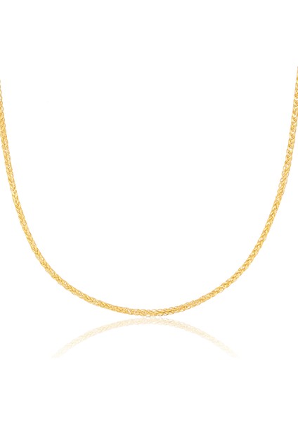 14 Ayar Altın Zarif Küp Zincir Kolye indirimleri