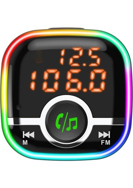 BC68 Qc3.0 Pd USB Araç Şarj Cihazı Destek Fm Verici Hands-Free Mp3 Çalar-Siyah (Yurt Dışından) fırsatları