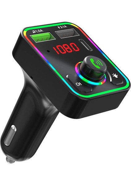 F3 Araba Fm Verici LED Arka Alıcı Mp3 Çalar 3.1A USB Şarj Çift USB Şarj-Siyah (Yurt Dışından) fiyatları