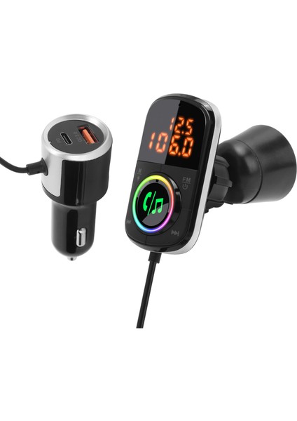 BC71 Araba Fm Verici Hands-Free Elektronik Araba Aksesuarları-Siyah (Yurt Dışından)