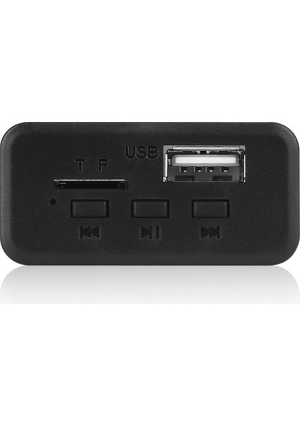 Araba 12 V Ses Mp3 Çalar Dekoder Kurulu Fm Radyo Tf Kart USB Aux-Siyah (Yurt Dışından) fiyatları