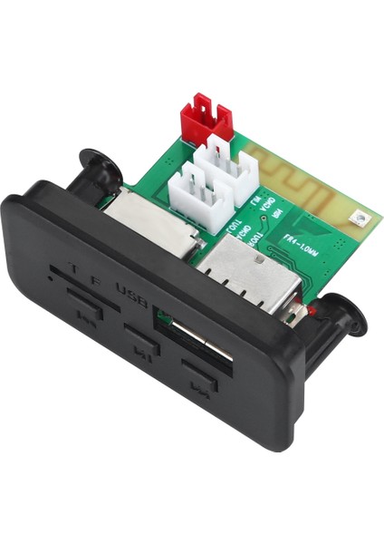 Araba 12 V Ses Mp3 Çalar Dekoder Kurulu Fm Radyo Tf Kart USB Aux-Siyah (Yurt Dışından) modelleri