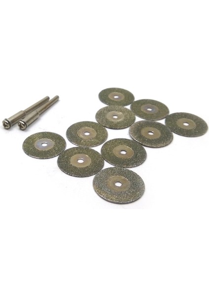 Dremel Için Mini Elmas Taşlama Kesme Tekerlek Disk Testere 10'lu 20 mm
