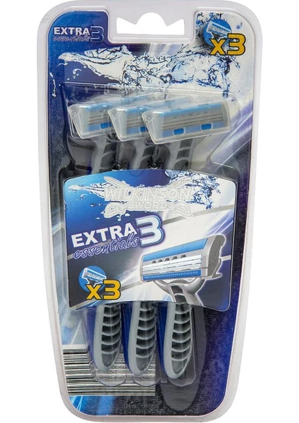 Extra 3 Essentials Kayganlaştırıcı Bantlı Tıraş Bıçağı