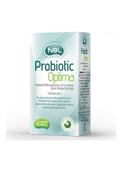 Probiotic Gold 20 Saşe + Nbl Probiotic Optima 30 Tablet