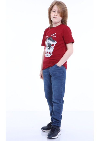 Bulutlu Yavru Kangal Baskı T-Shirt fırsatları