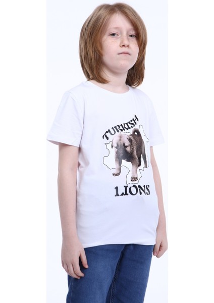 Minik Kangal Baskı T-Shirt