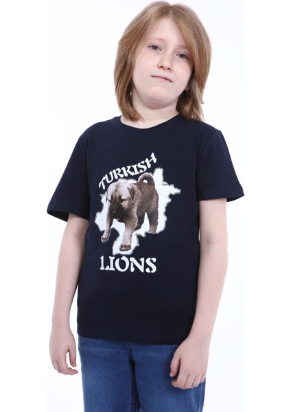 Minik Kangal Baskı T-Shirt